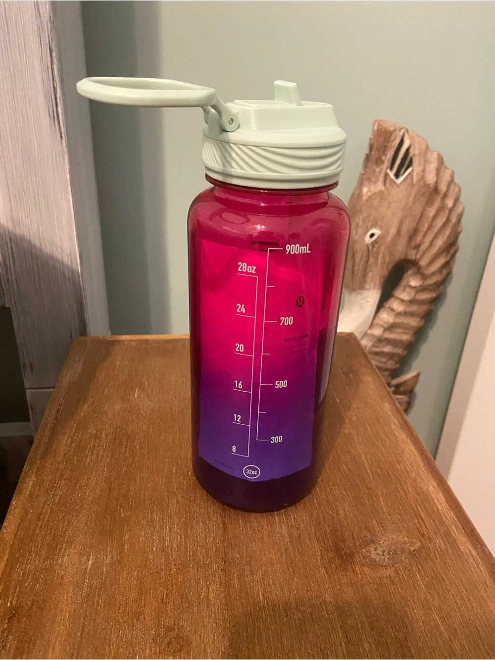 Lululemon Back To Life Ombré Clear 32oz Bottle
